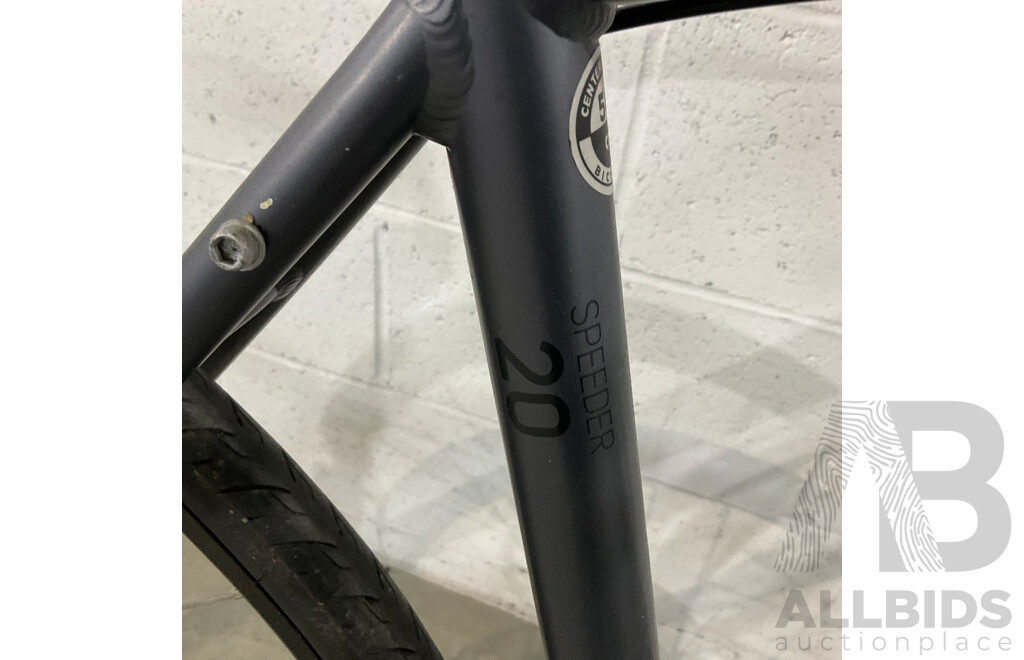 Merida Speeder 20 Bike Flat Bar Road Bike - Dark Silver - Frame 54cm