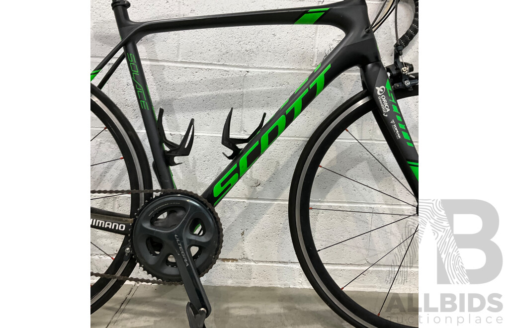 Scott Solace Race Bike - Black with Green