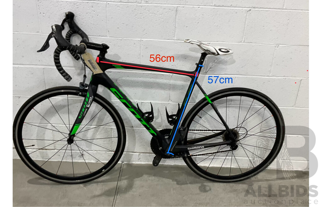 Scott Solace Race Bike - Black with Green