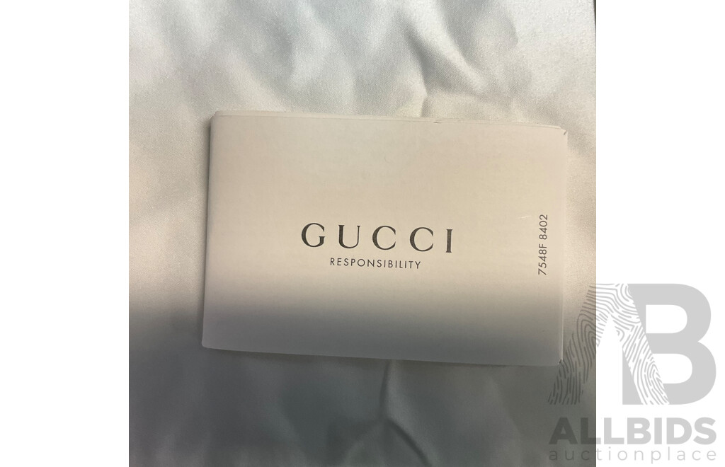 Ladies Black Crossbody Bag Branded Gucci 