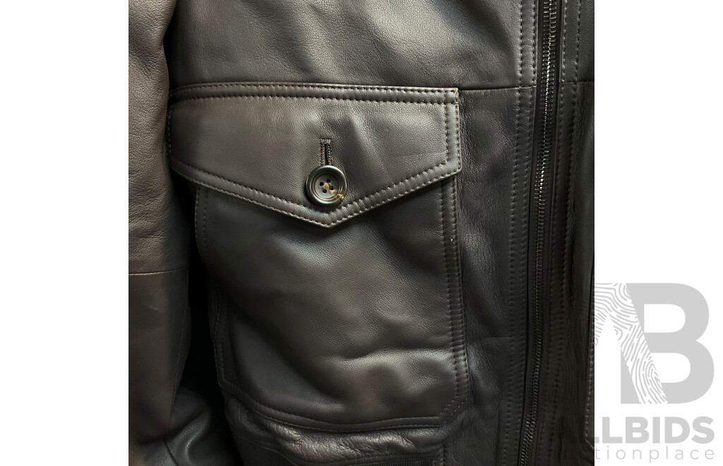 BALLY Brown Leather Jacket