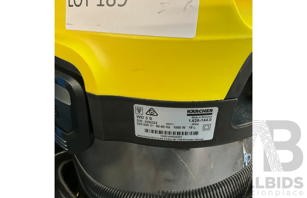KARCHER WD 3 Wet and Dry Vacuum