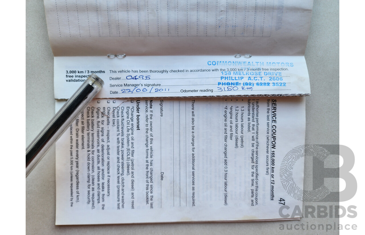 3/2011 Holden Cruze CDX JG 4d Sedan Black 2.0L