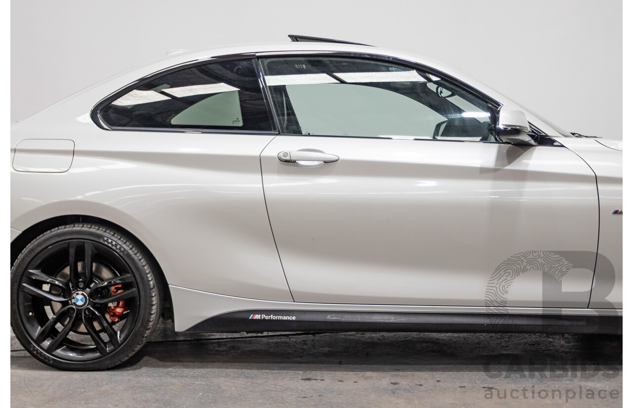 09/2014 BMW 228i M-Sport F22 MY15 2D Coupe Mineral White Turbo 2.0L
