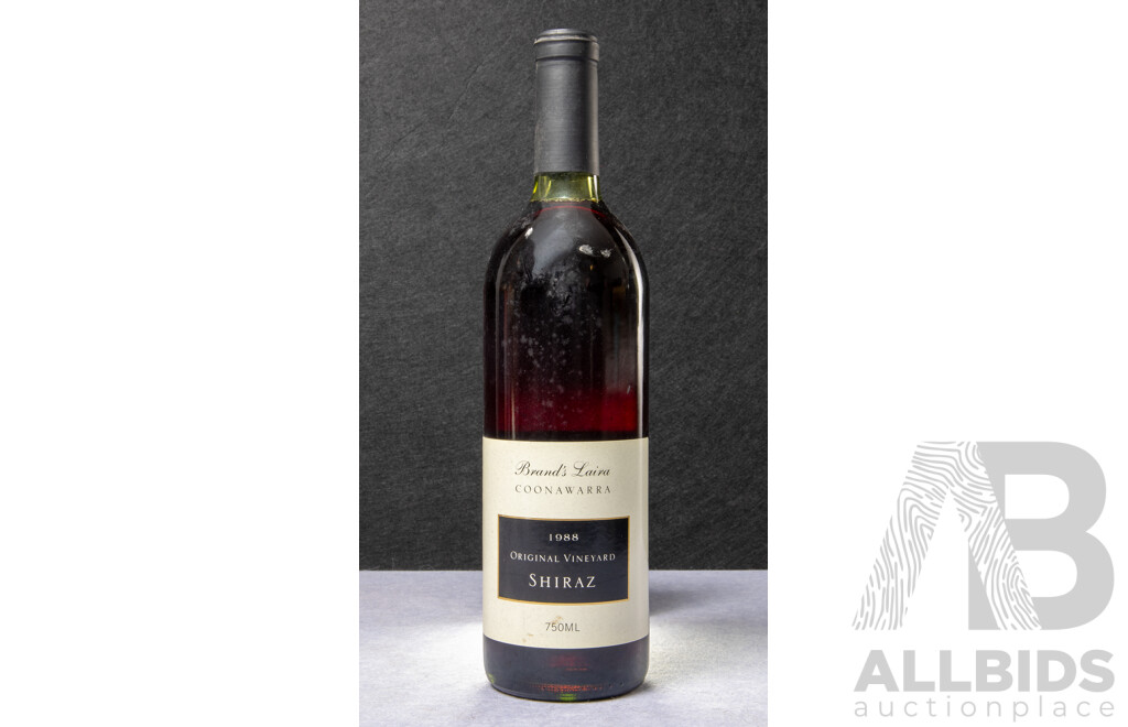 Brans Laira Coonawarra Original Vineyard Shiraz Vintage 1988