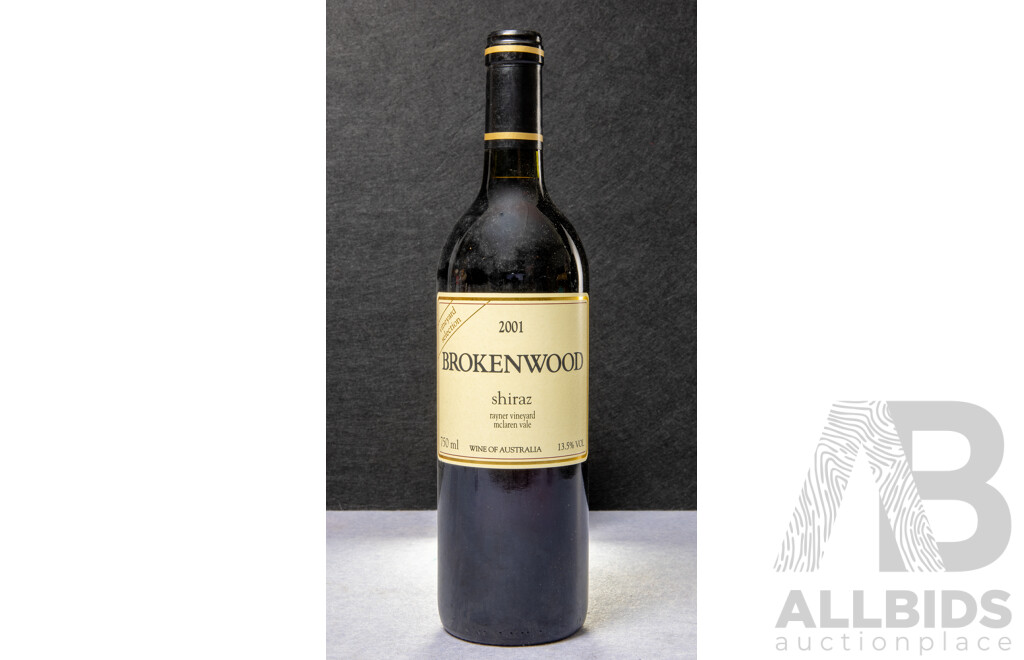 Rayner Vineyard Brokenwood Shiraz Vintage 2001