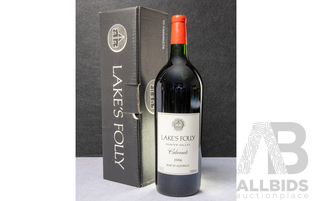 Lakes Folly Hunter Valley Cabernets Vintage 1996 Magnum in Presentation Box