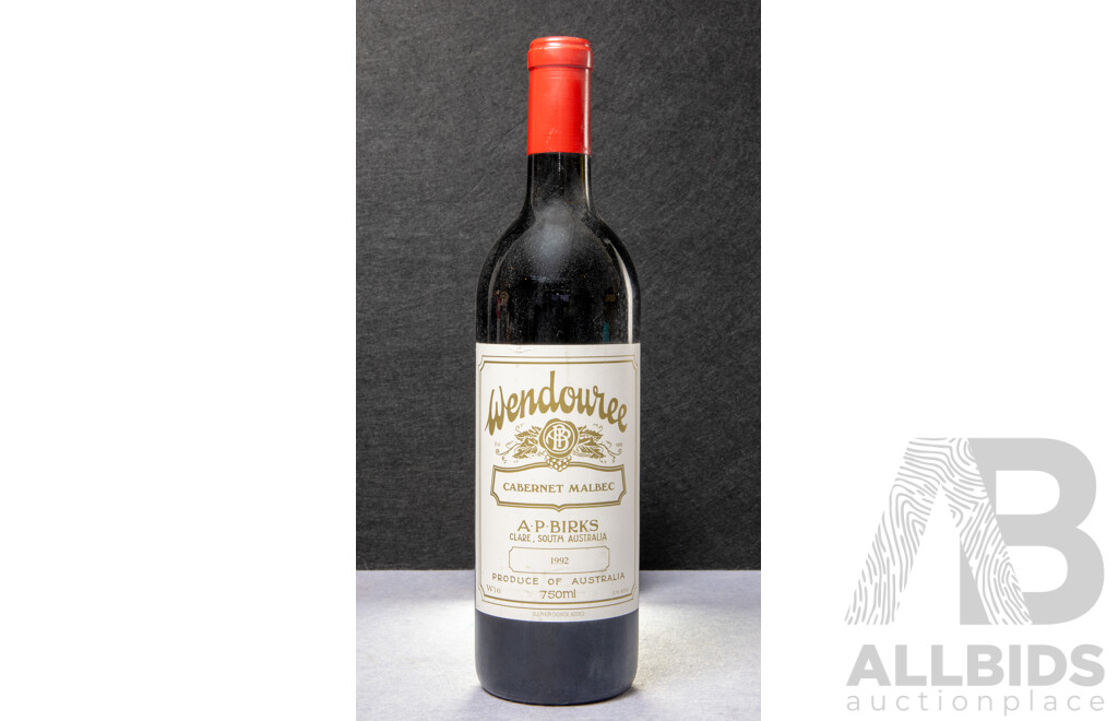 A.P Birks Wendouree Cabernet Malbec Vintage 1992