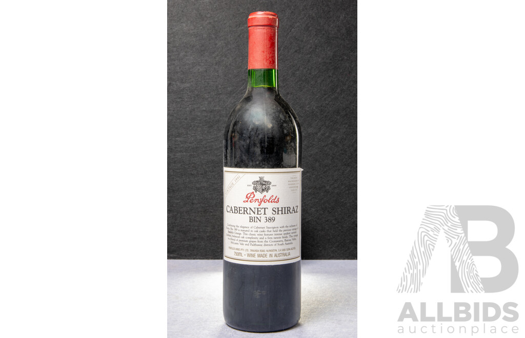 Penfolds Bin 389 Cabernet Shiraz Vintage 1991