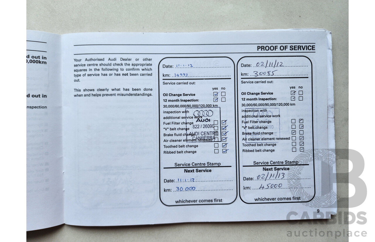 6/2011 Audi Q5 2.0 TDI Quattro 8R MY12 4d Wagon White 2.0L