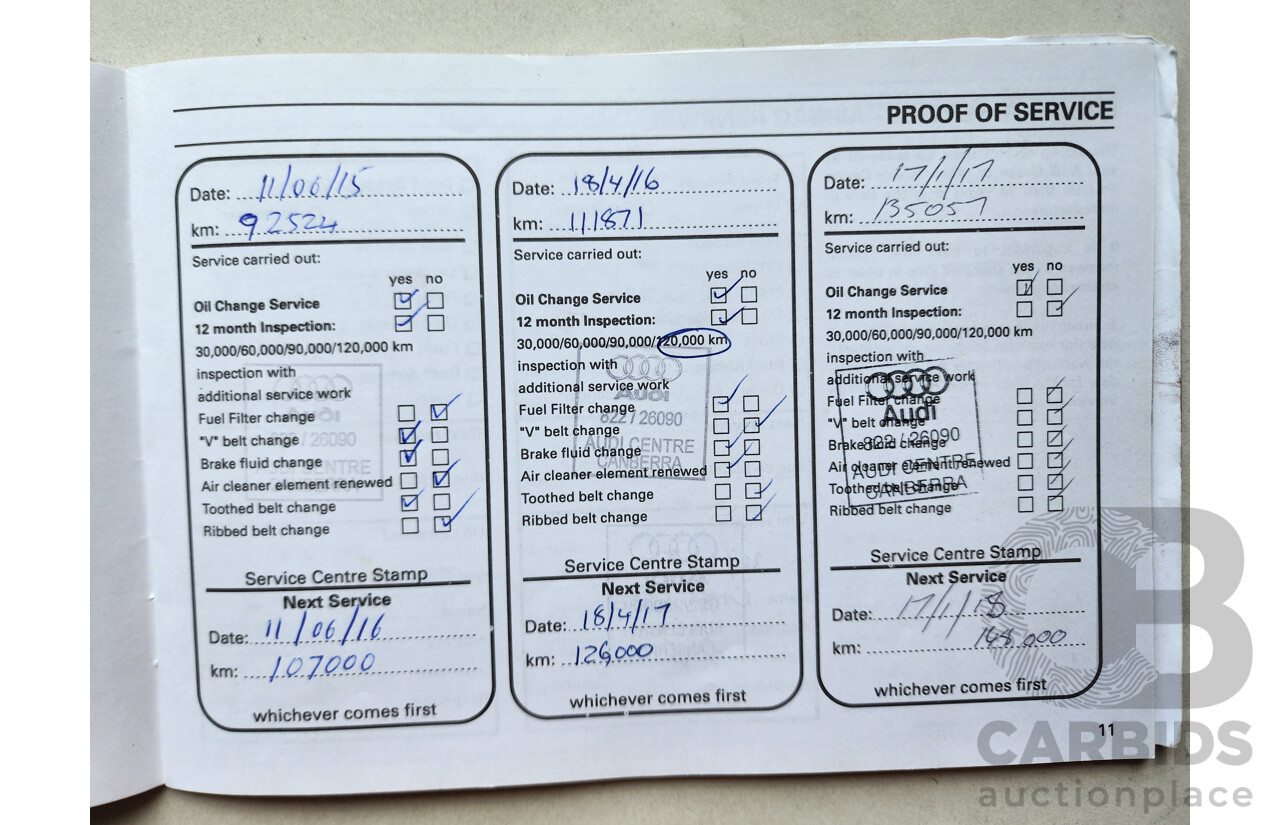 6/2011 Audi Q5 2.0 TDI Quattro 8R MY12 4d Wagon White 2.0L