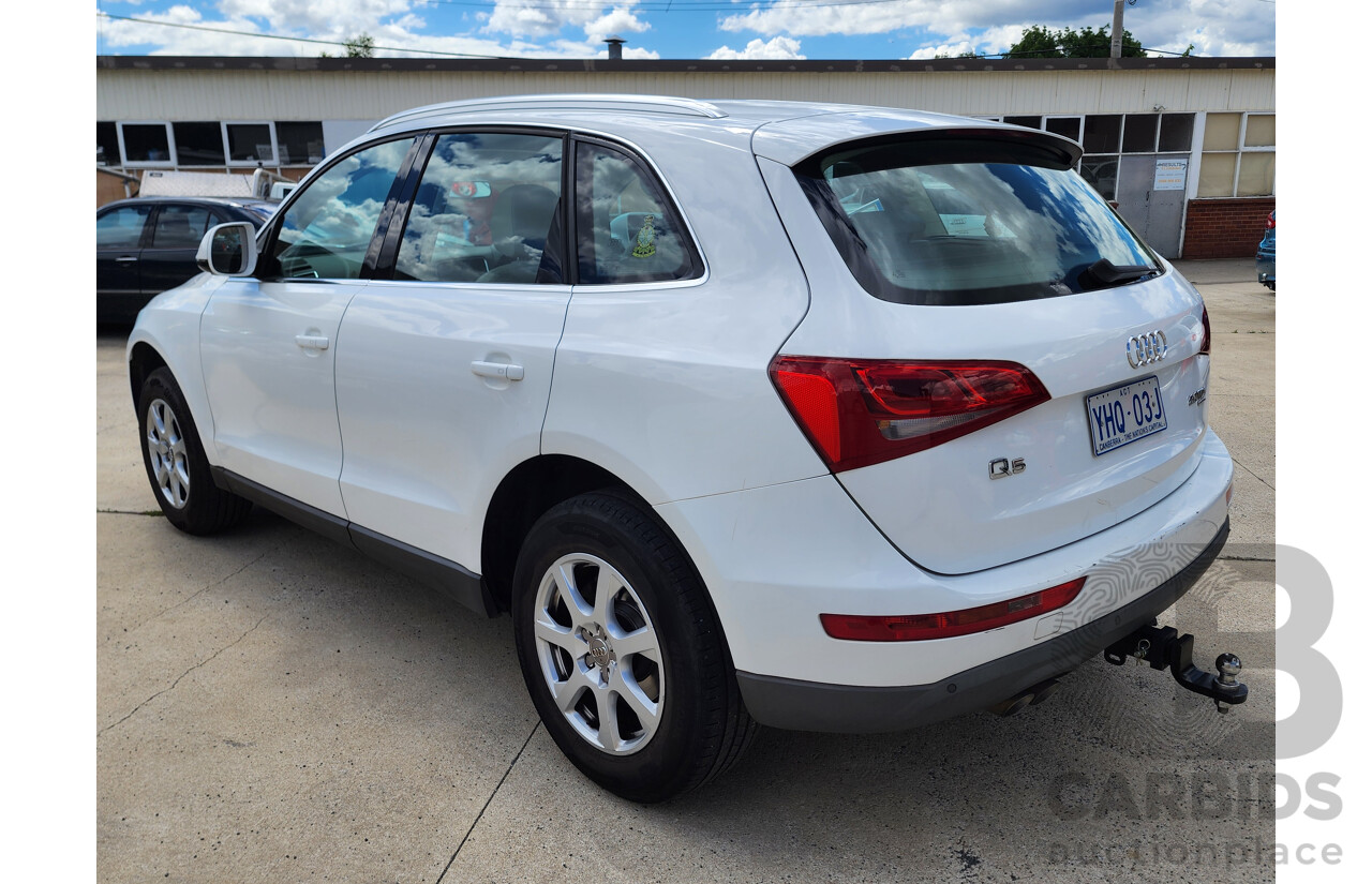 6/2011 Audi Q5 2.0 TDI Quattro 8R MY12 4d Wagon White 2.0L