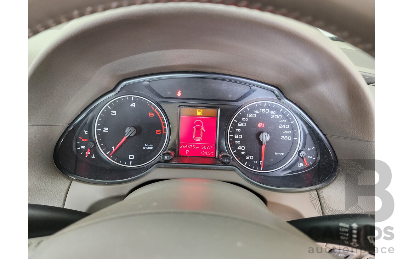 6/2011 Audi Q5 2.0 TDI Quattro 8R MY12 4d Wagon White 2.0L