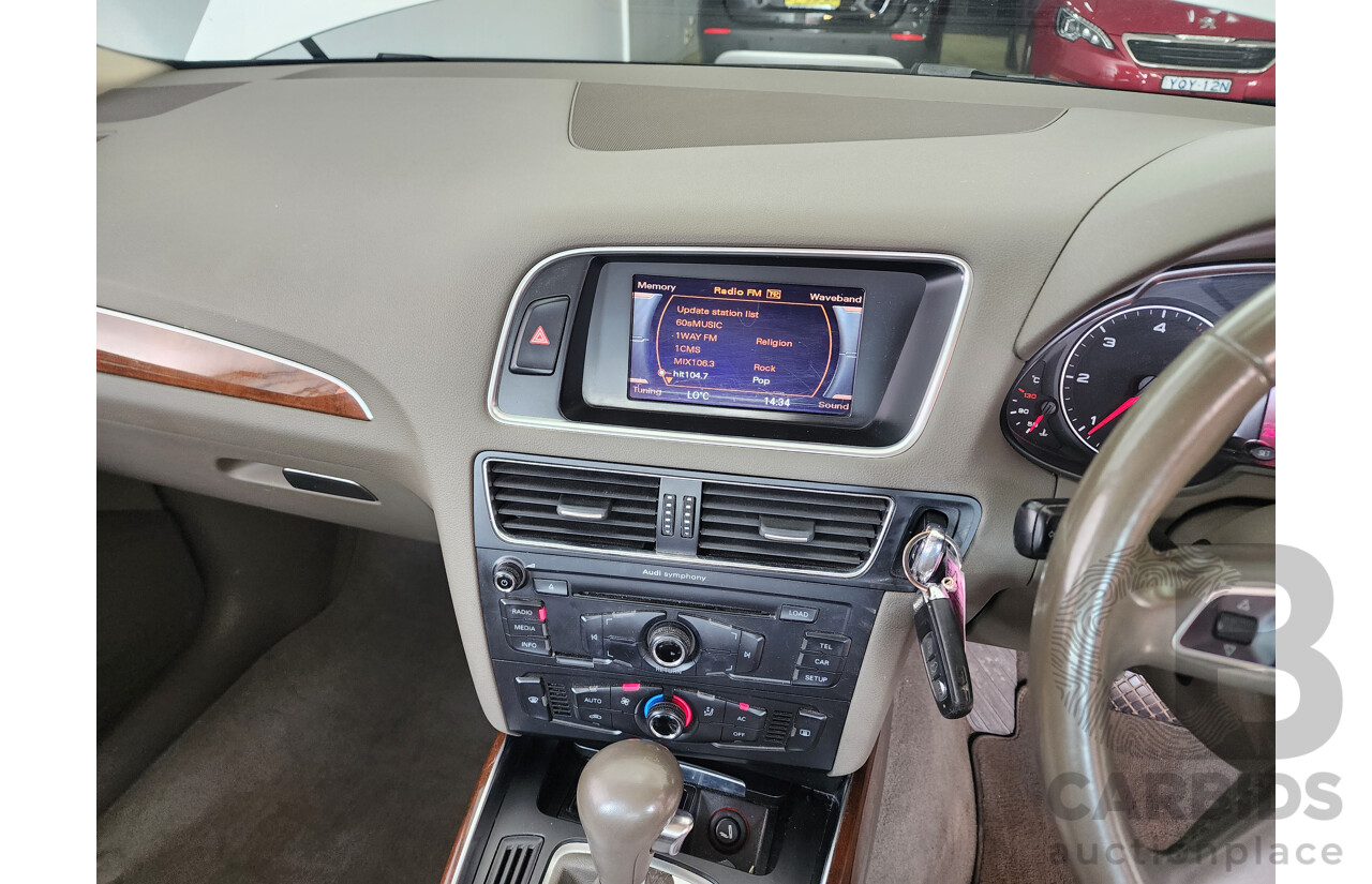 6/2011 Audi Q5 2.0 TDI Quattro 8R MY12 4d Wagon White 2.0L