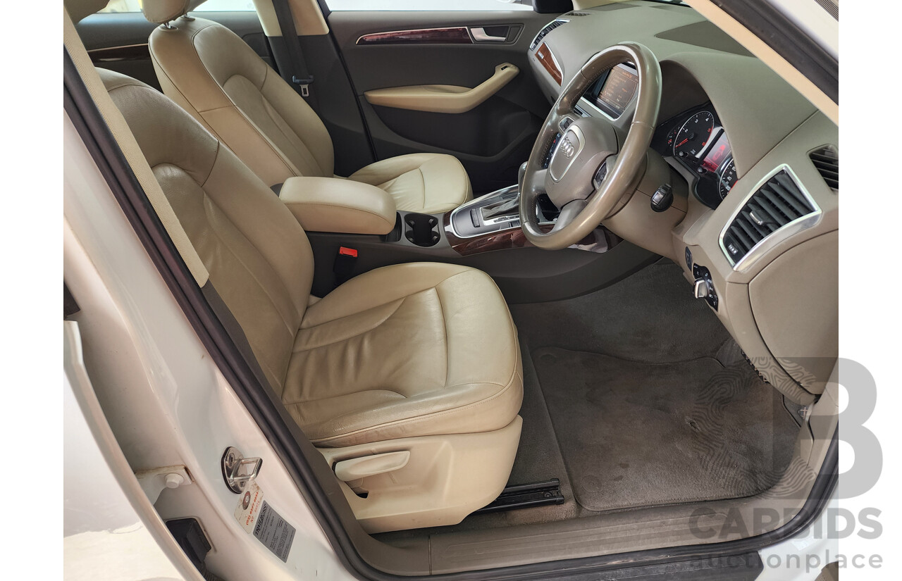 6/2011 Audi Q5 2.0 TDI Quattro 8R MY12 4d Wagon White 2.0L