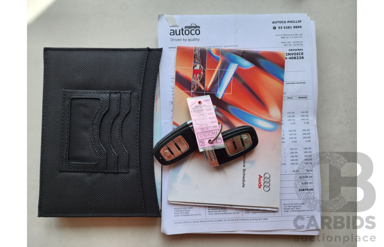 6/2011 Audi Q5 2.0 TDI Quattro 8R MY12 4d Wagon White 2.0L