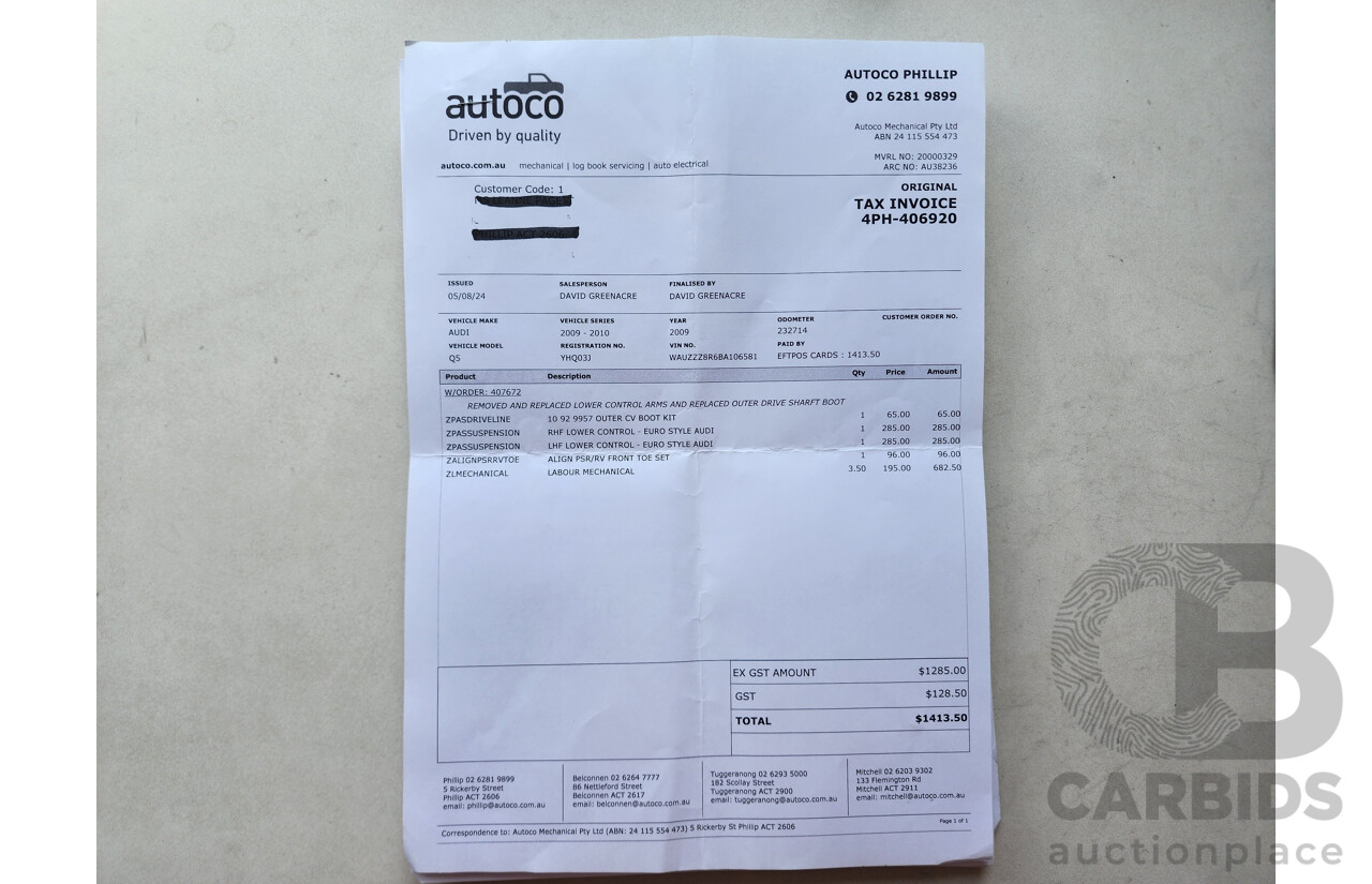 6/2011 Audi Q5 2.0 TDI Quattro 8R MY12 4d Wagon White 2.0L