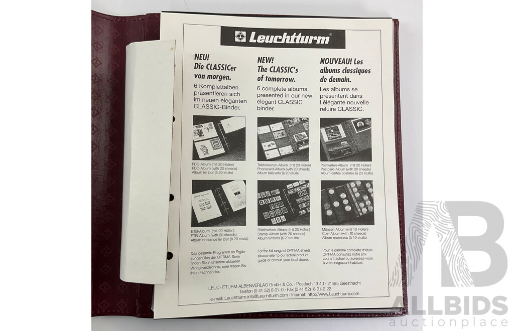 Leuchtturm Coin Album, Twelve, Twenty Four, Thirty Five, Fifty Four Slot Pages