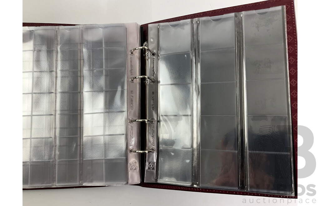 Leuchtturm Coin Album, Twelve, Twenty Four, Thirty Five, Fifty Four Slot Pages