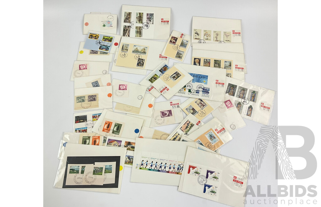 Thirty Eight Norfolk Island CTO Lots, Examples Spanning 1956 to 1990