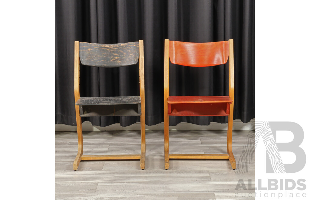 Pair of Vintage Cantilever Mini Max Chairs by Peter Opsvik for Blisto