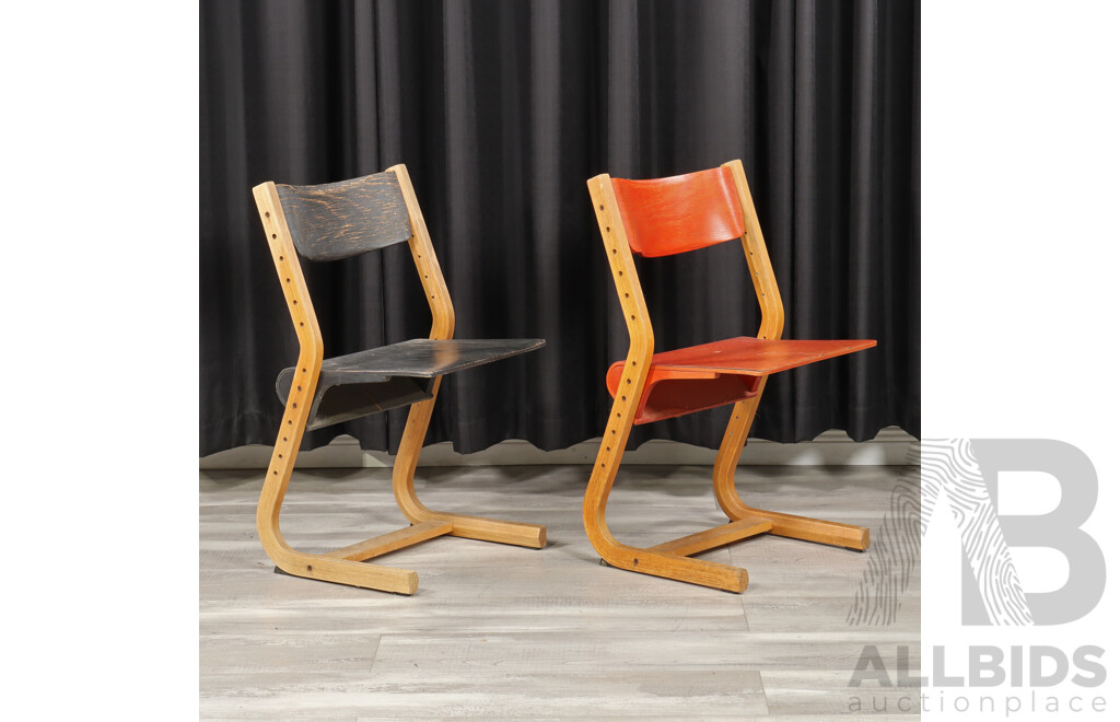 Pair of Vintage Cantilever Mini Max Chairs by Peter Opsvik for Blisto