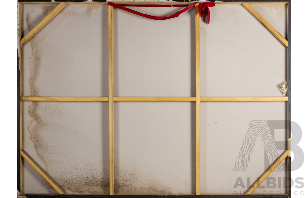 Hoysie Hoy, (20th Century, Australian), Hello Titty, Original Oil on Canvas, 120 x 165 cm