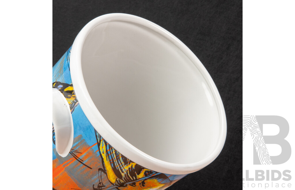 Large Bromley & Co Glazed Twin Handled Ice Bucket by Robert Gordon