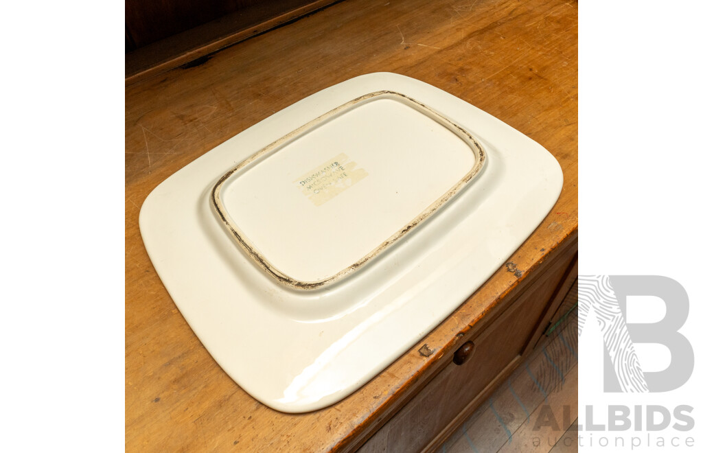 Pair of Round Platters and Another