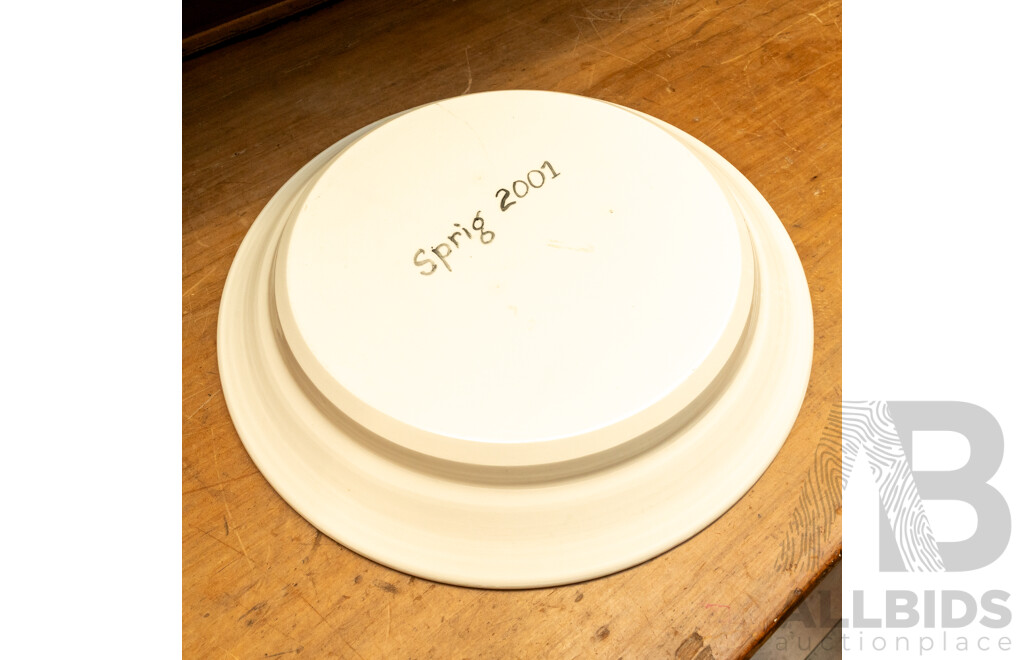 Pair of Round Platters and Another