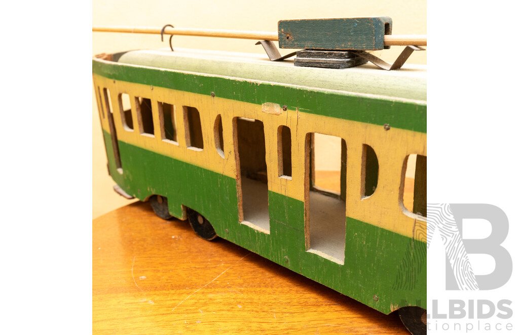 Bespoke Hand Made Depression Era Tram