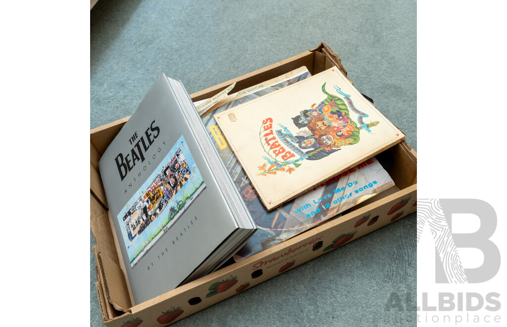 Nice Collection of Beatles and John Lennon Books, CDs, Cap & More