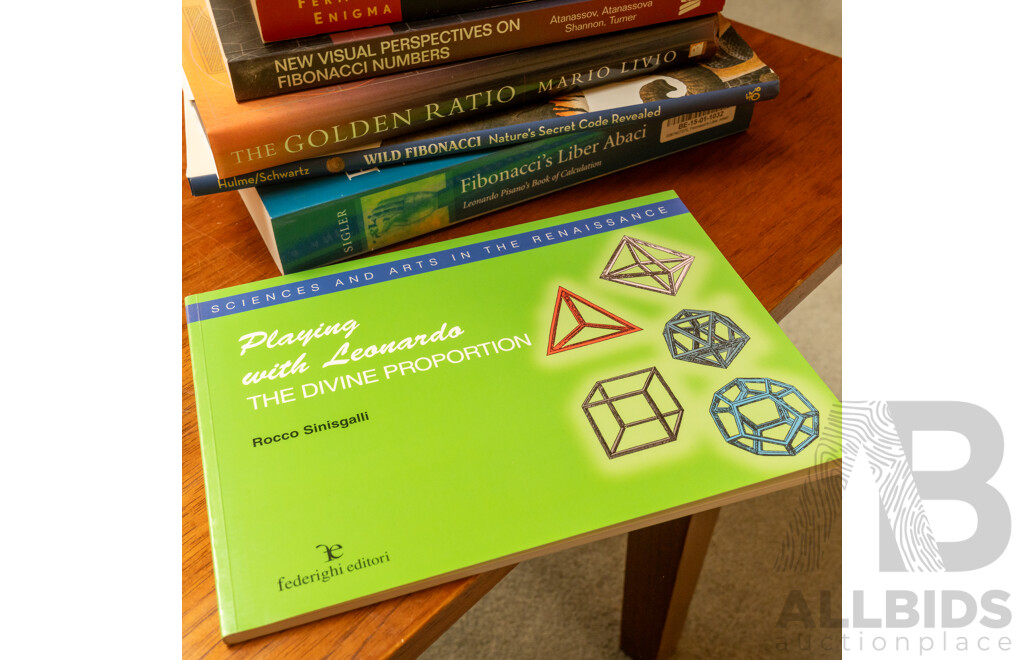 Varied Books Related to Fibonacci and Similar - Collection of Nine