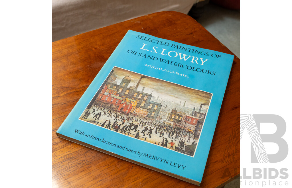 Amazing Vintage Selected Paintings of L.S. Lowry, Jupiter Books, 1976 Edition