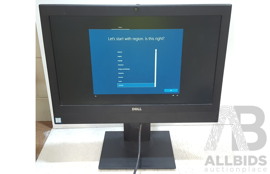 Dell OptiPlex 5250 AIO Intel Core i5 (7500) 3.40GHz-3.80GHz 4-Core CPU 21.5-Inch FHD All-in-One Computer