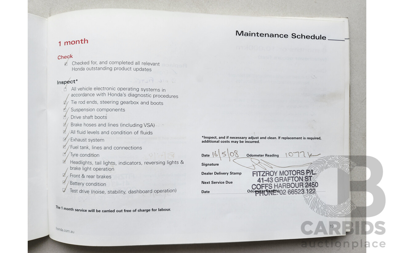 2/2008 Honda Accord VTi Luxury 50 4d Sedan Grey 2.4L