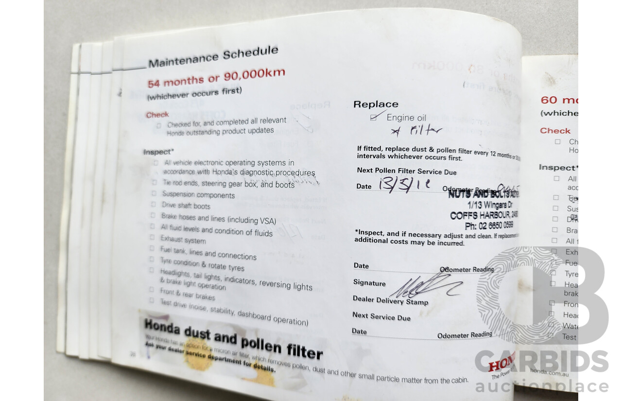 2/2008 Honda Accord VTi Luxury 50 4d Sedan Grey 2.4L