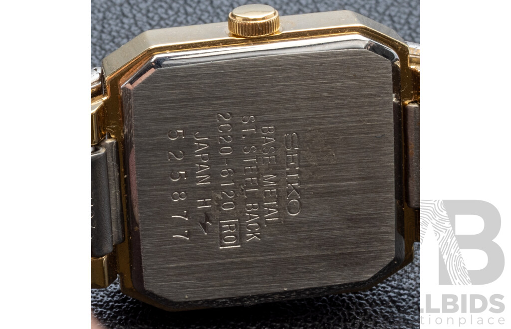 Seiko Ladies Gold Tone Dress Watch, 2020-6120, Comes with Original Presentation Box