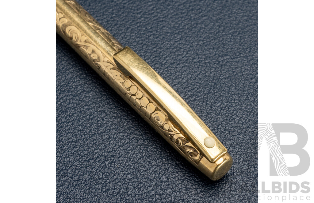 Schaeffer Vintage 12ct Gold Filled Retractable Lead Pencil