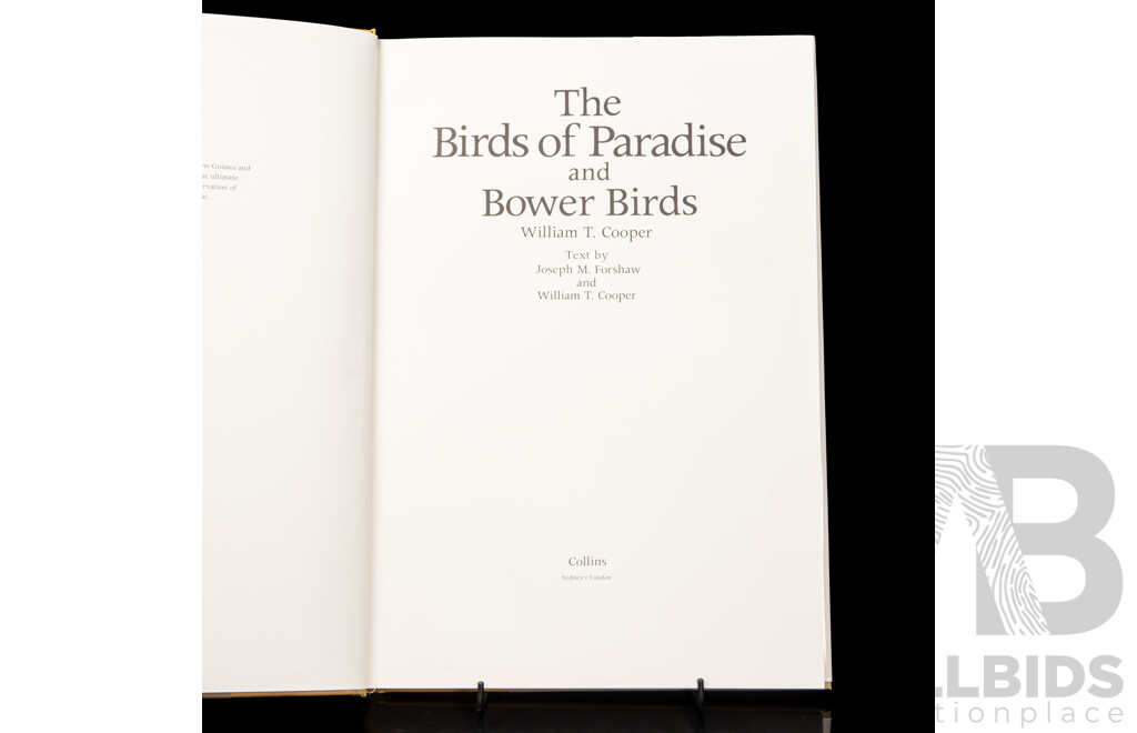 The Birds of Paradise and Bower Birds