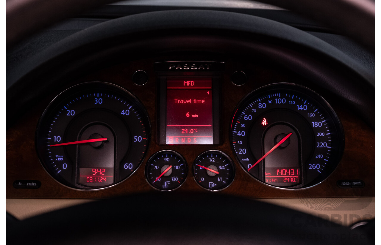 12/2006 Volkswagen Passat 2.0 TDI 3C 4d Sedan Granite Green Metallic Turbo Diesel 2.0L