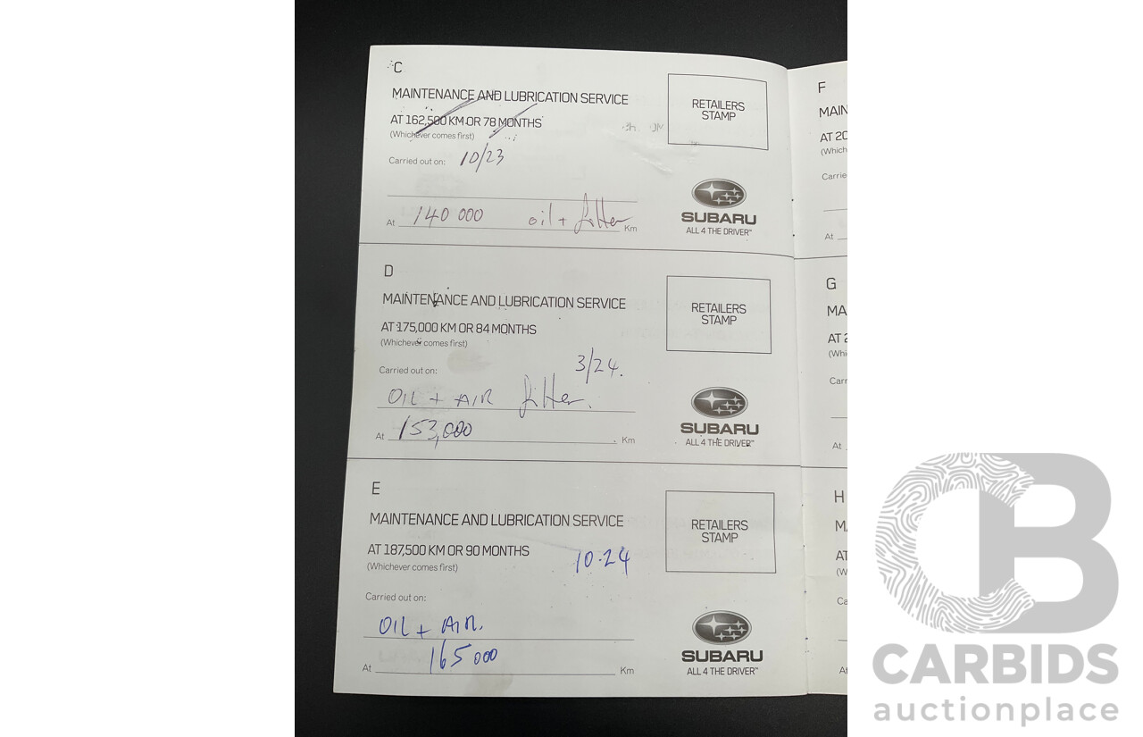 1/2013 Subaru Forester 2.5i-L MY13 4d Wagon Satin White Pearl 2.5L