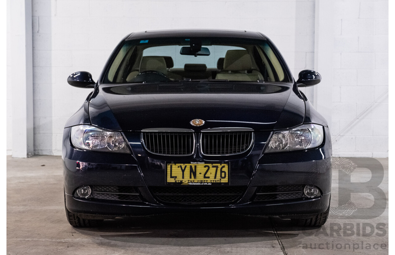 2/2007 BMW 320i Executive E90 4d Sedan Monaco Blue 2.0L