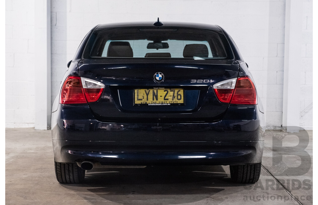 2/2007 BMW 320i Executive E90 4d Sedan Monaco Blue 2.0L