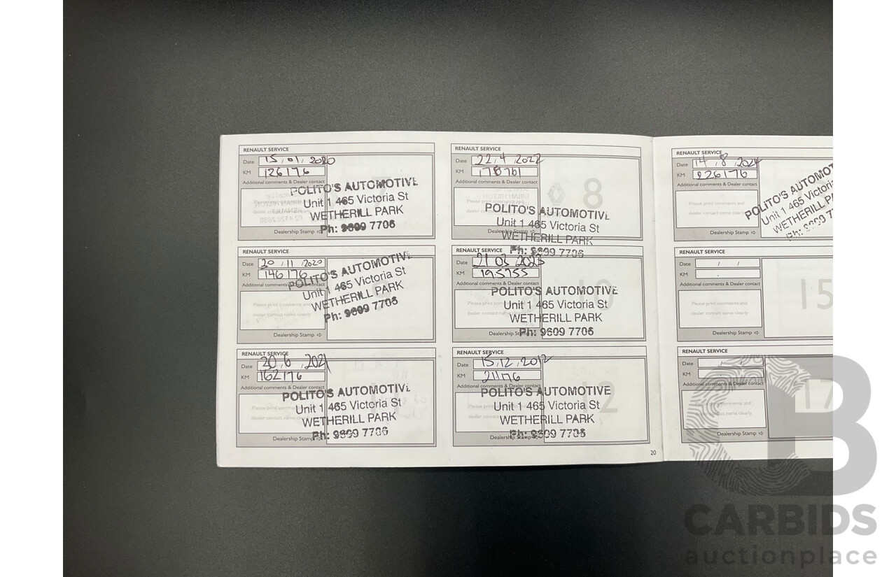 4/2014 Renault Clio Expression X98 5d Hatchback Diamond Black Turbo 1.2L