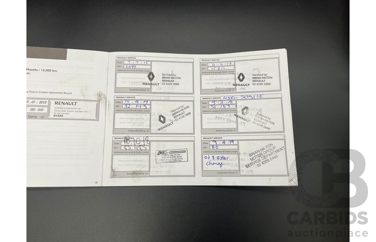 4/2014 Renault Clio Expression X98 5d Hatchback Diamond Black Turbo 1.2L