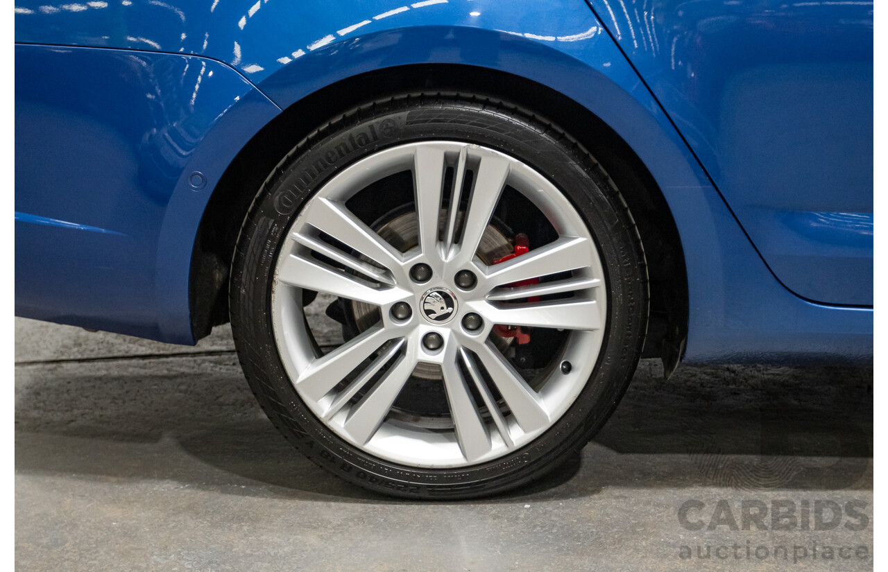06/2015 Skoda Octavia RS 162 TSI NE MY15 4d Wagon Race Blue Metallic Turbo 2.0L