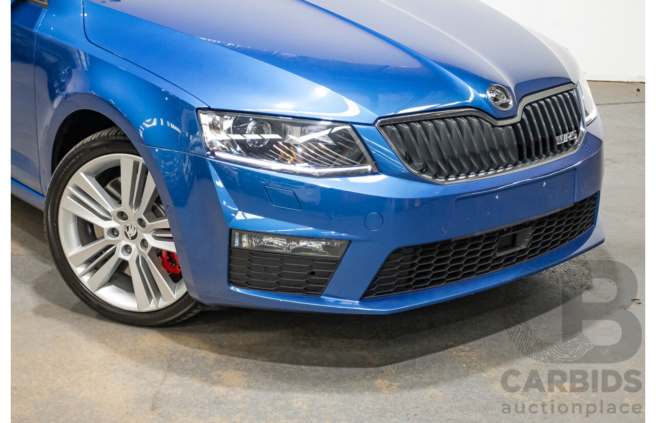 06/2015 Skoda Octavia RS 162 TSI NE MY15 4d Wagon Race Blue Metallic Turbo 2.0L
