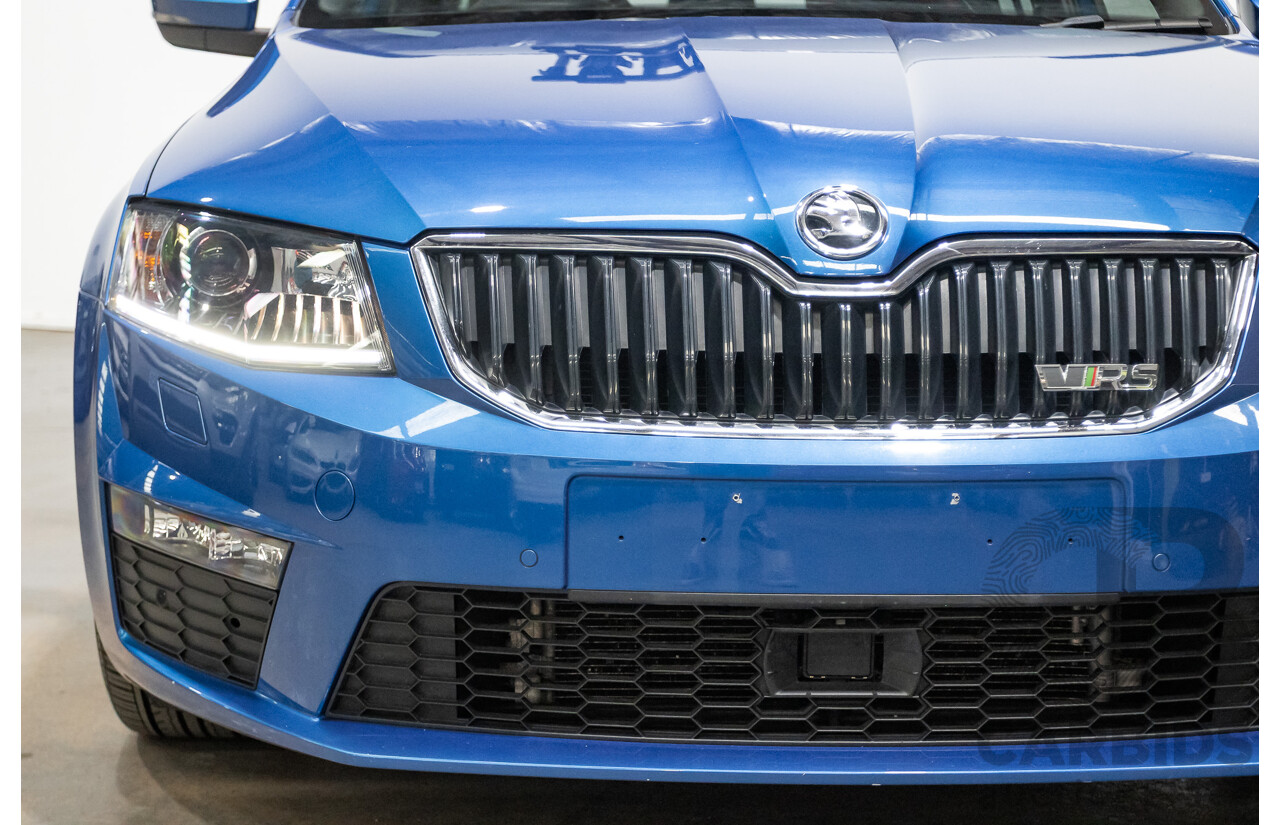 06/2015 Skoda Octavia RS 162 TSI NE MY15 4d Wagon Race Blue Metallic Turbo 2.0L