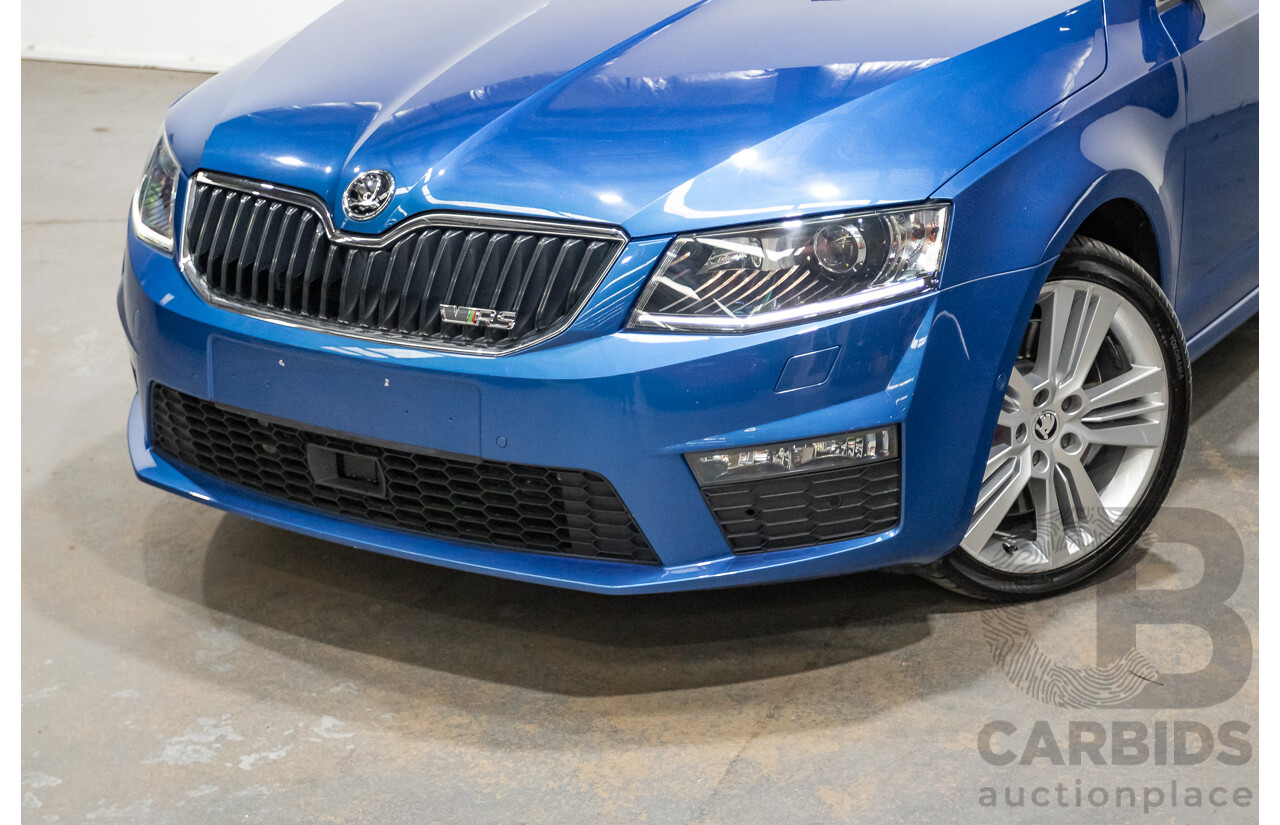 06/2015 Skoda Octavia RS 162 TSI NE MY15 4d Wagon Race Blue Metallic Turbo 2.0L